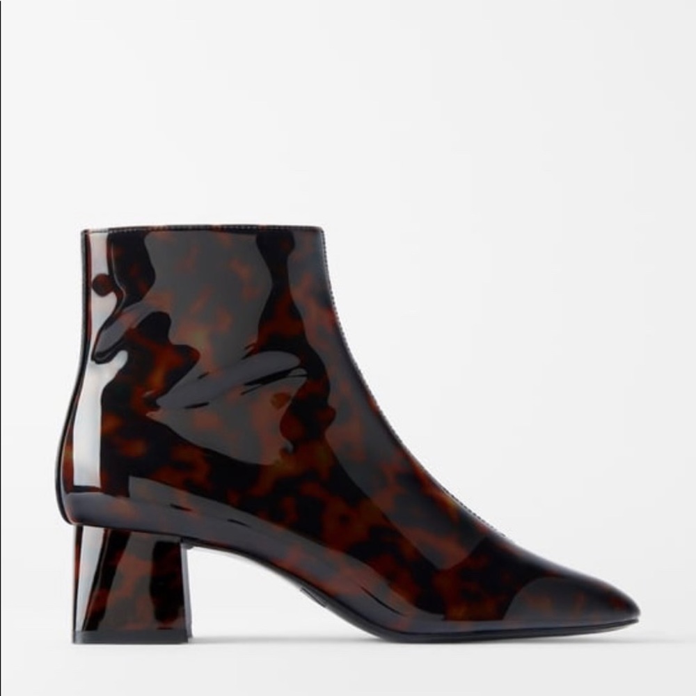 Zara Tortoiseshell Boots
